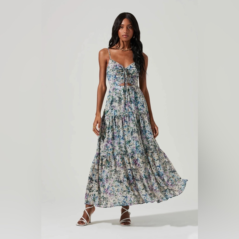 ASTR The Label Brandy Cut Out Maxi Dress (worn once)